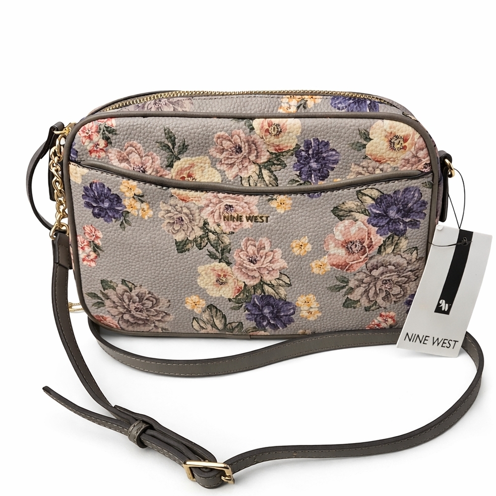 NINE WEST FLORAL CROSSBODY BAG